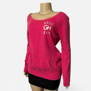 Gilly Hicks Vibrant Pink Logo Sweatshirt